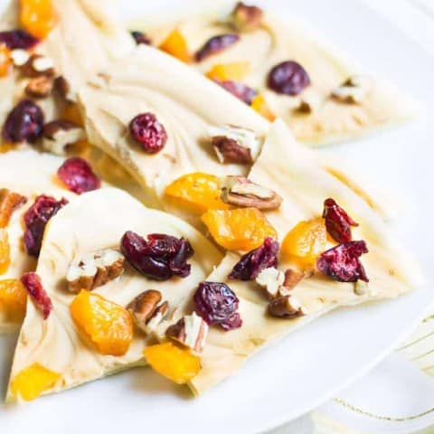 peanut butter white chocolate bark