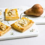 pear feta tart
