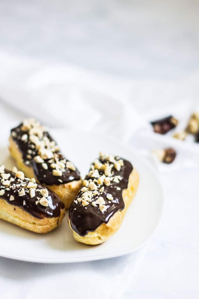 easy chocolate eclair recipe image