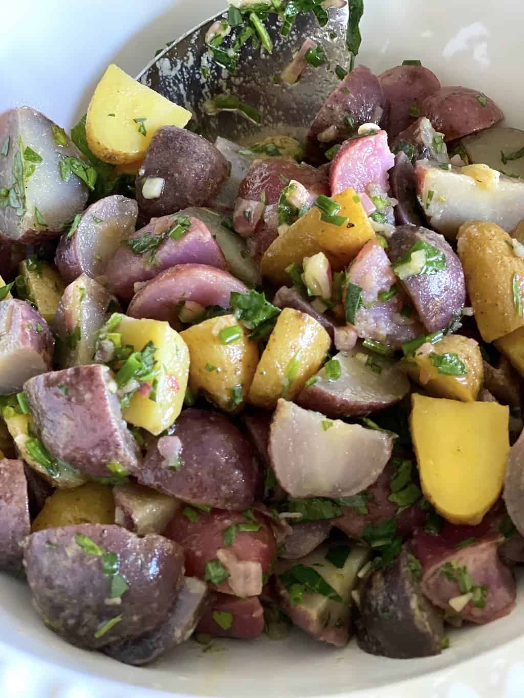 french potato salad dressing image
