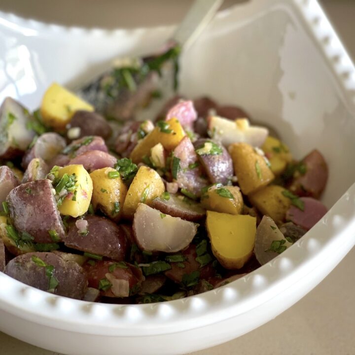 french potato salad recipe image