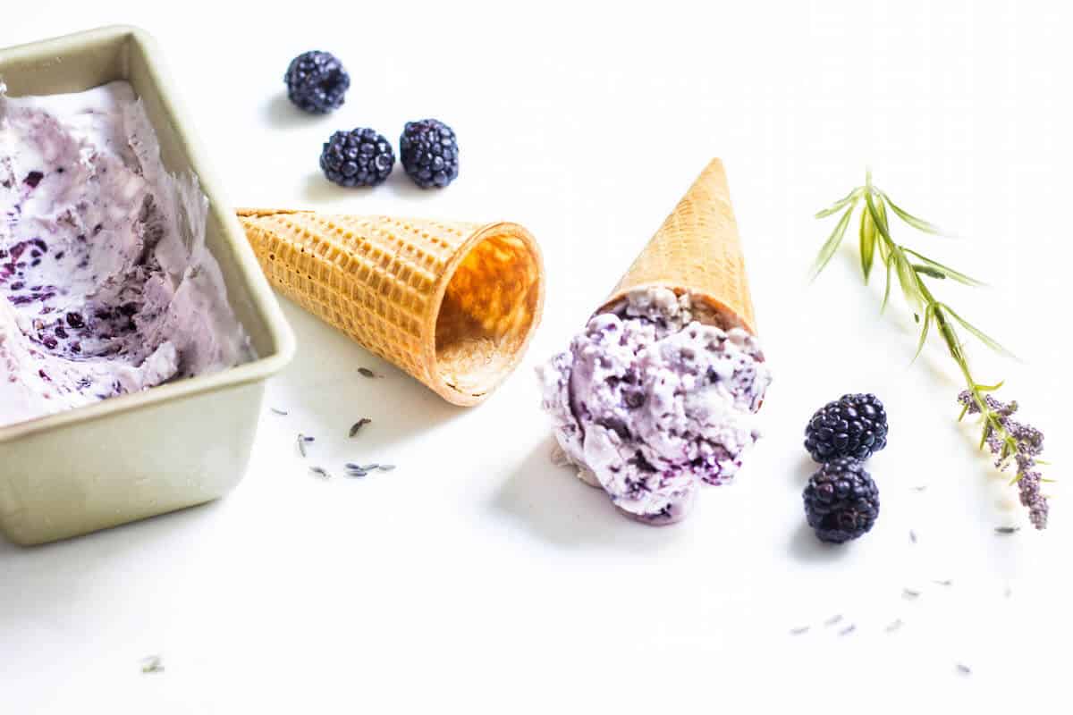 lavender ice cream