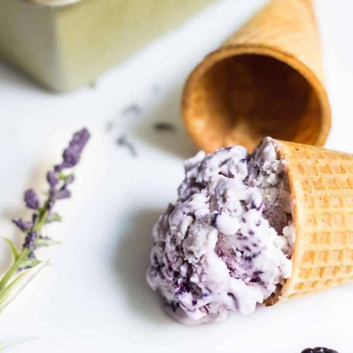 lavender ice cream