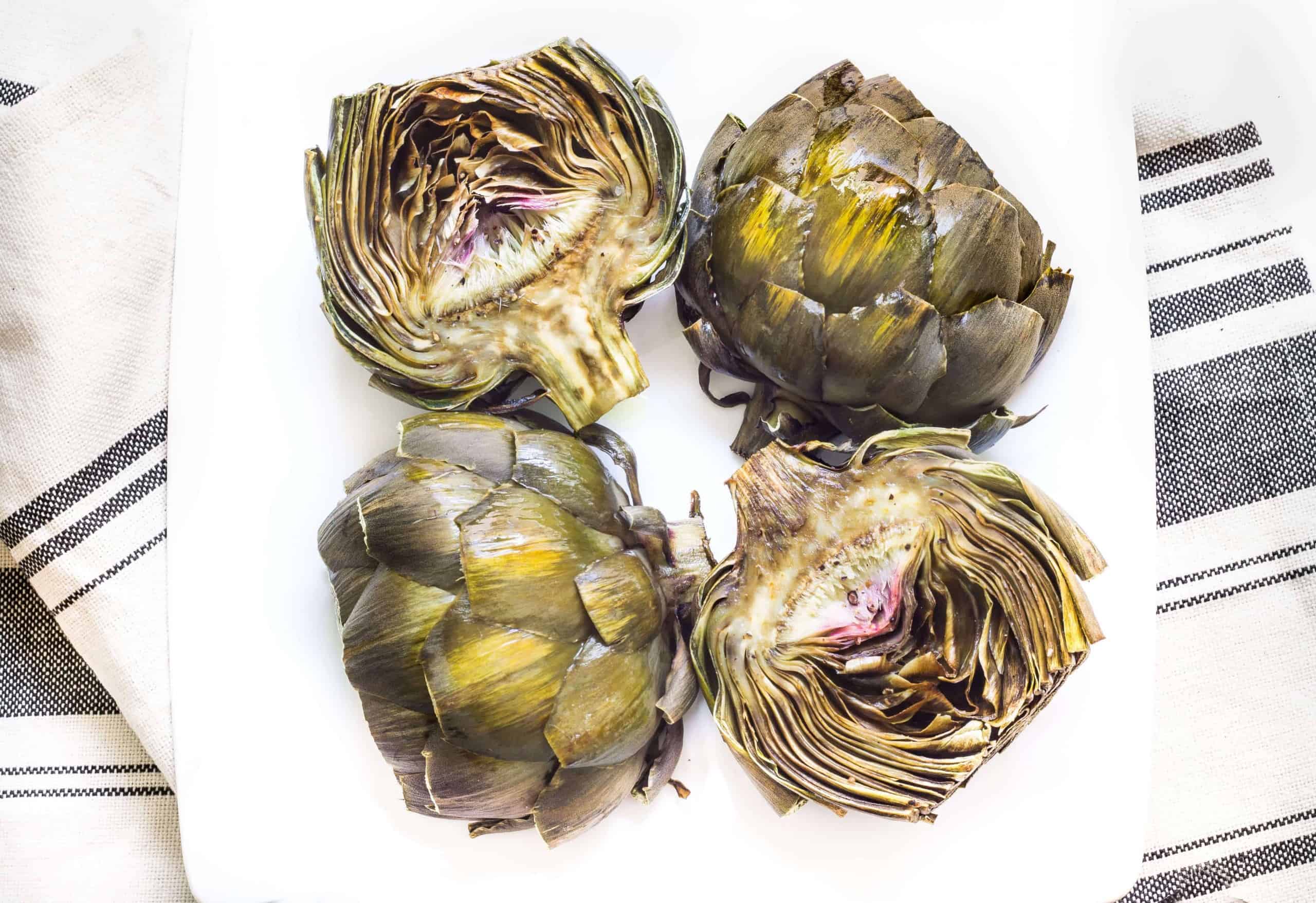 roasted artichokes