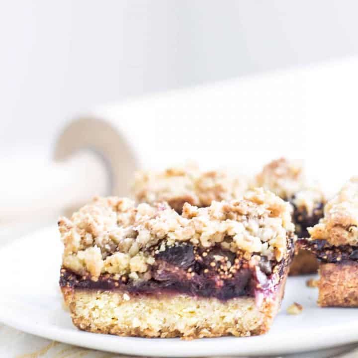fig crumble bars