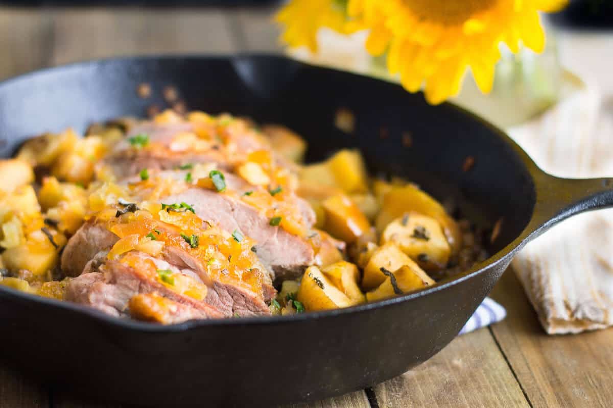apple glazed pork tenderloin