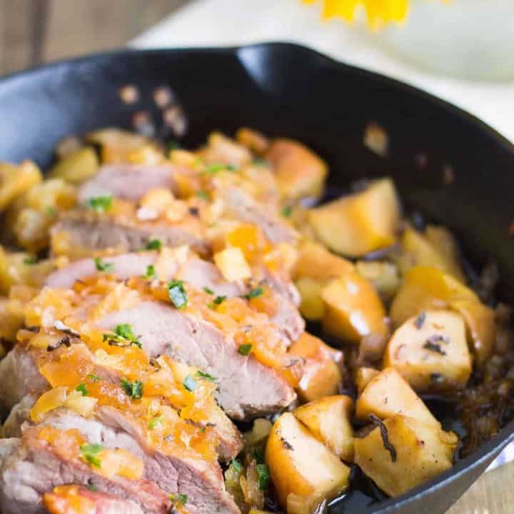 apple glazed pork tenderloin