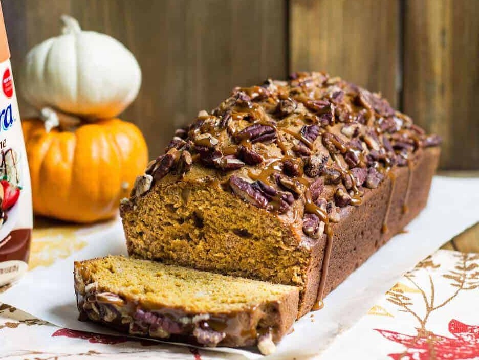 Pumpkin Bread with Dulce de Leche
