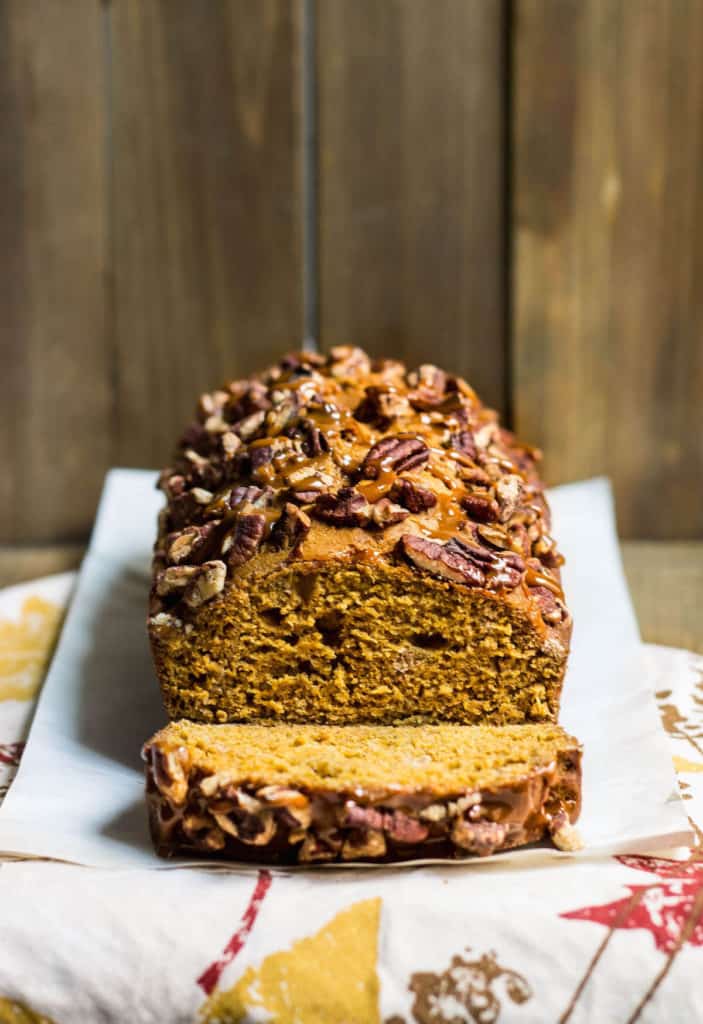 Pumpkin Bread with Dulce de Leche
