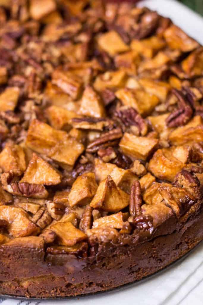 Apple Pecan Cheesecake topping