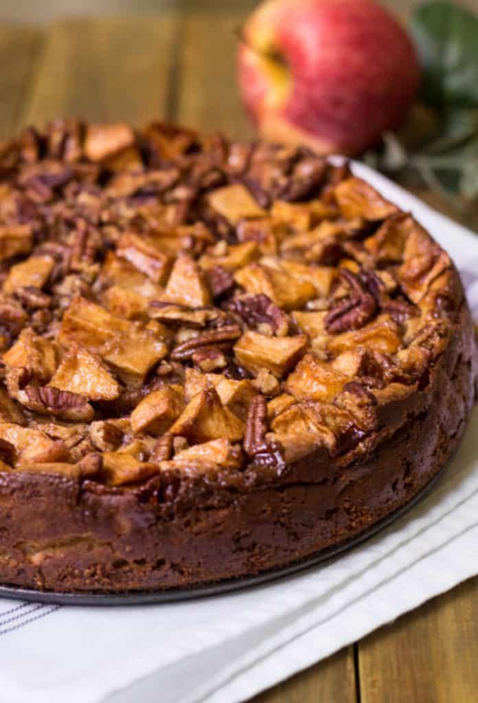Apple Pecan Cheesecake Recipe for Thanksgiving
