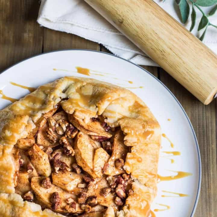 Apple Galette: The Easy Way to Make Pie! Recipe via MonPetitFour.com