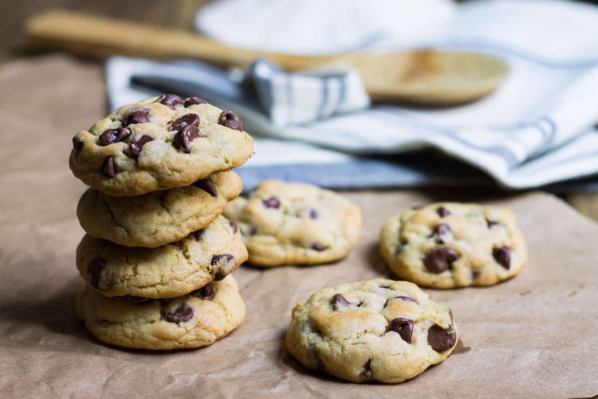 Chocolate Chip Cookies : the old-fashioned way! Recipe via MonPetitFour.com