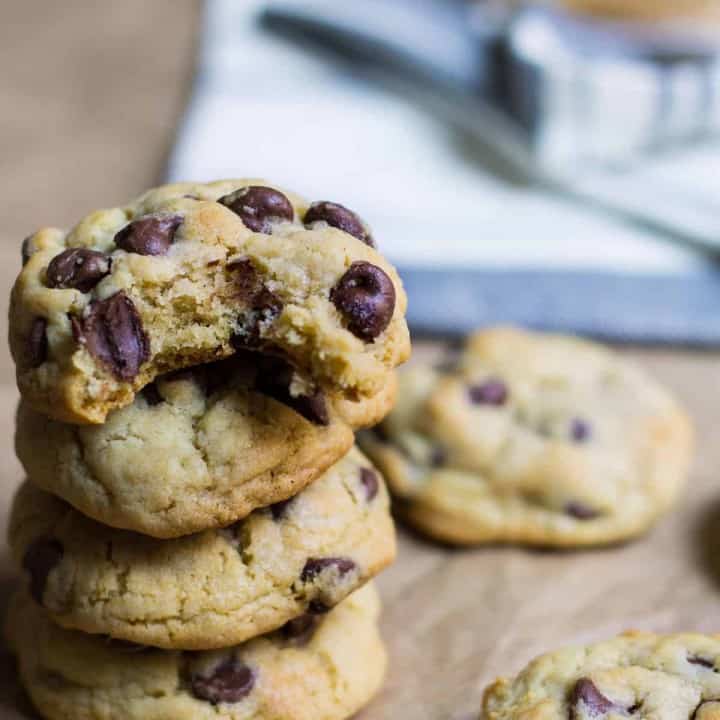 Chocolate Chip Cookies : the old-fashioned way! Recipe via MonPetitFour.com