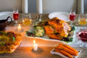 Saffron Herbed Turkey: A flavorful, juicy turkey infused with French herbs and delicate saffron. Recipe via MonPetitFour.com