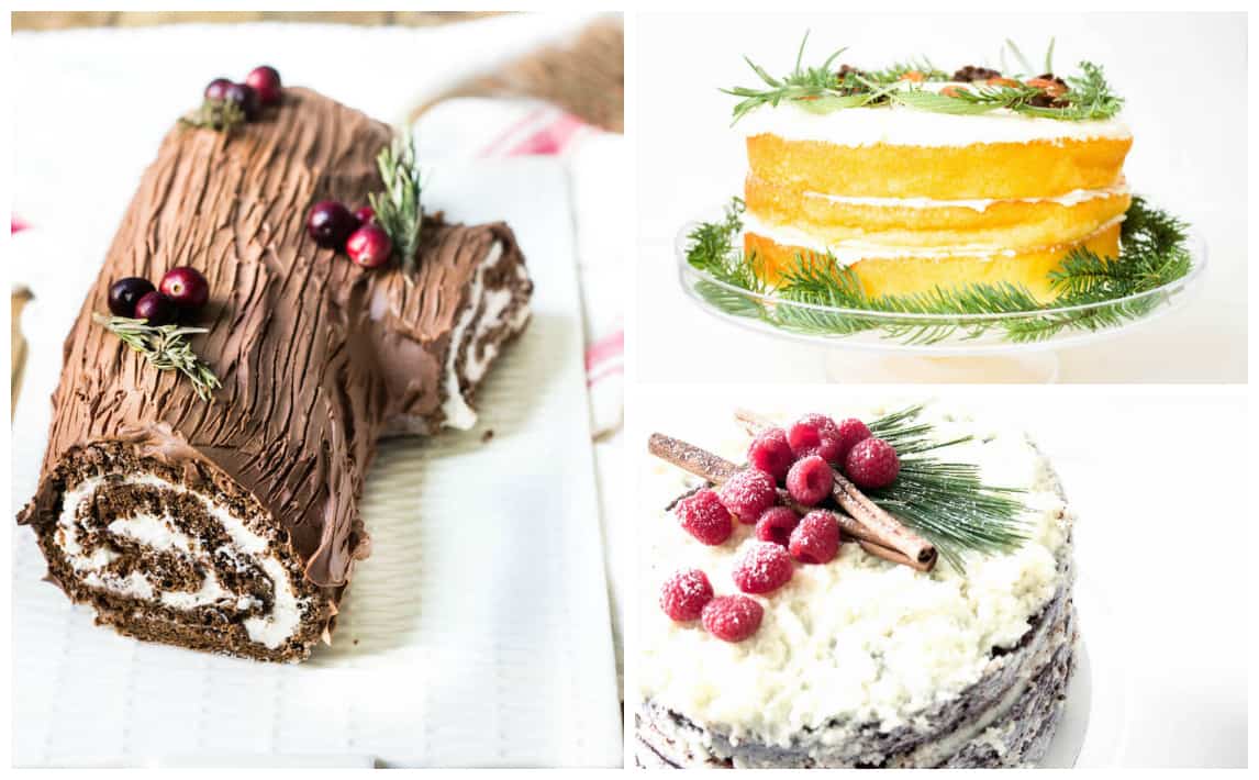 Christmas Cakes via MonPetitFour.com
