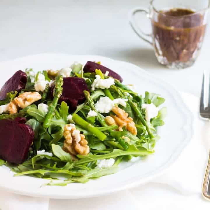 French country salad with lemon dijon vinaigrette. Recipe via MonPetitFour.com