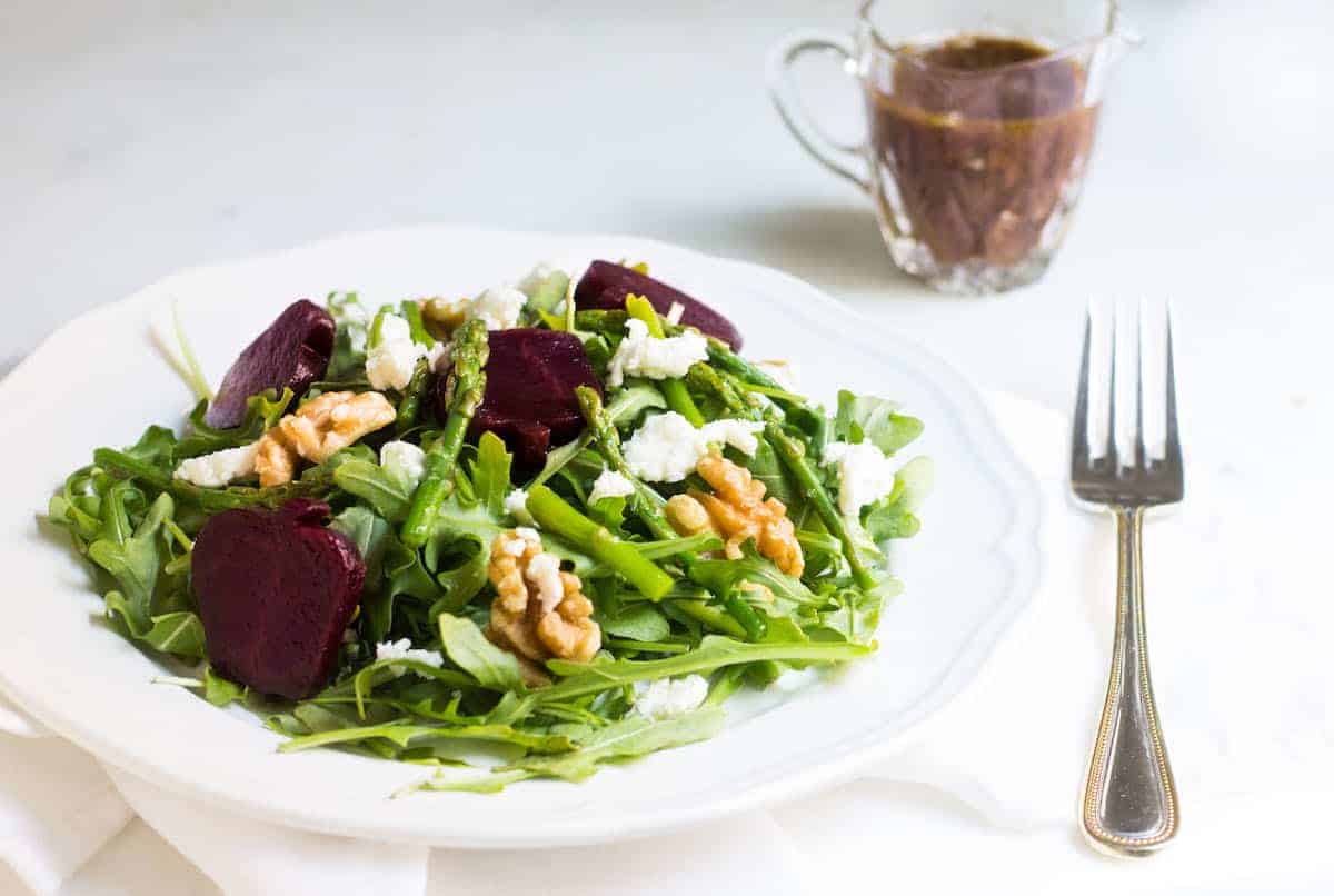 French country salad with lemon dijon vinaigrette. Recipe via MonPetitFour.com