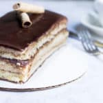 Opera Cake Made Easy! Create this beautiful and delicious coffee-flavored cake via MonPetitFour.com