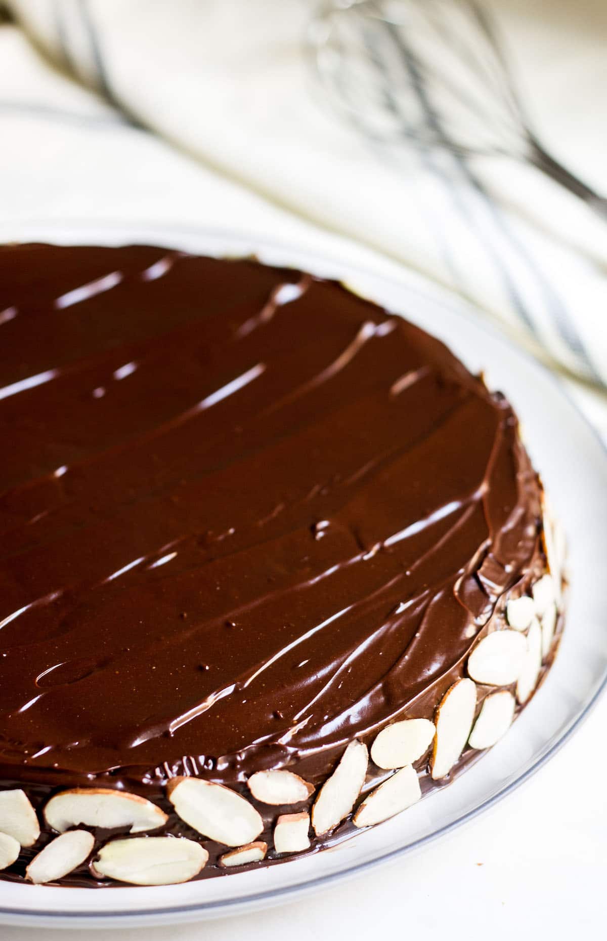 Reine de Saba (Julia Child's Chocolate and Almond Cake). Rich, simple, and perfectly chocolate-y! Recipe via MonPetitFour.com