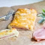 Ham and Cheese Pastry Braid: crowd-pleasing breakfast dish or appetizer! Recipe via MonPetitFour.com