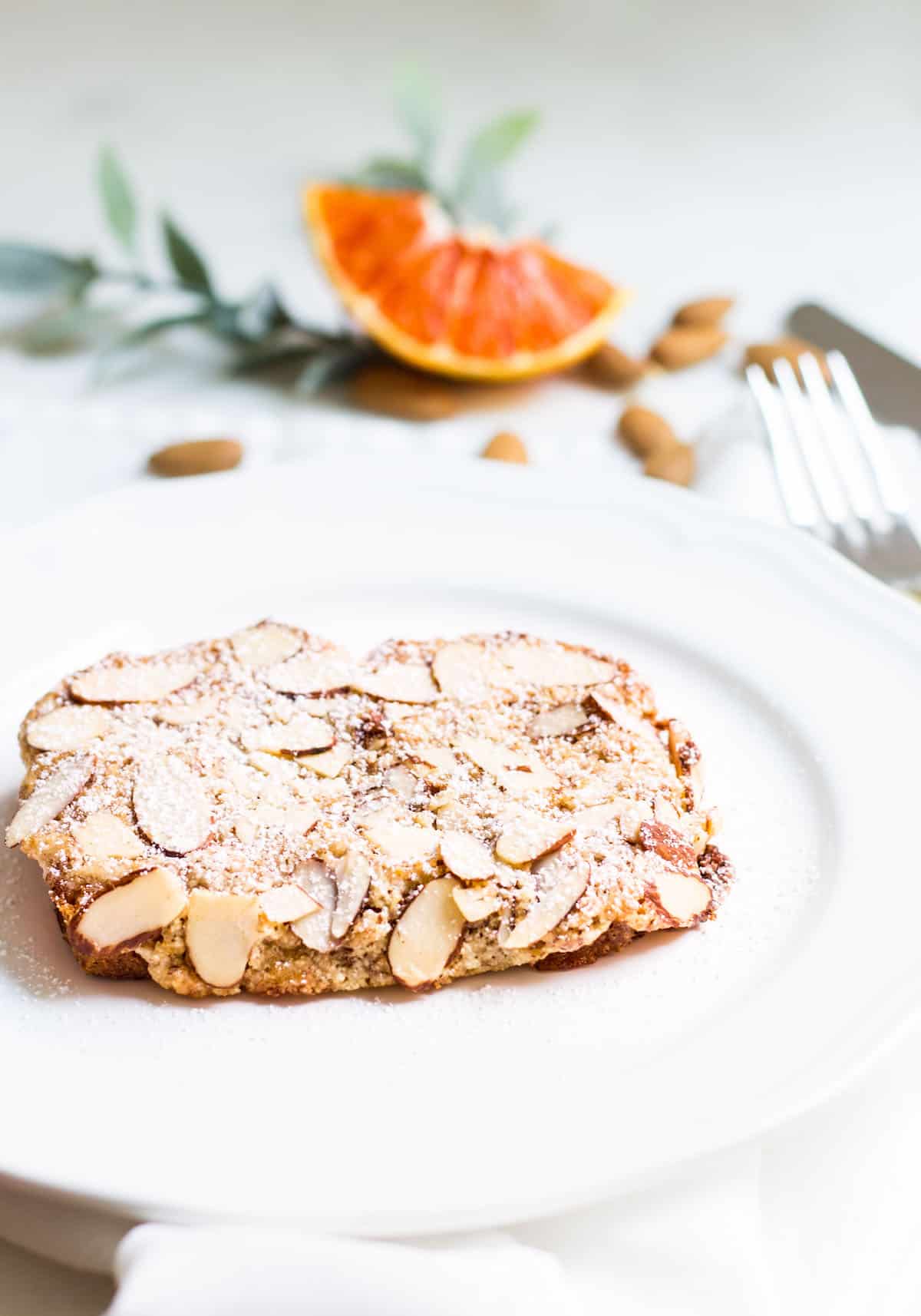 Bostock Pastry: baked brioche with almond cream. Perfect for breakfast or dessert; recipe via MonPetitFour.com