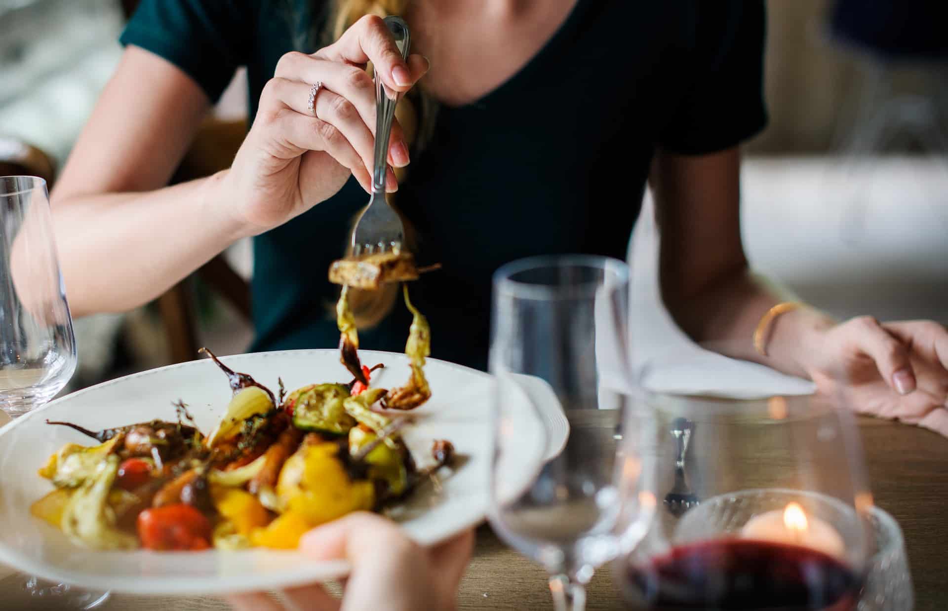 Eating with Intention: girl eating food