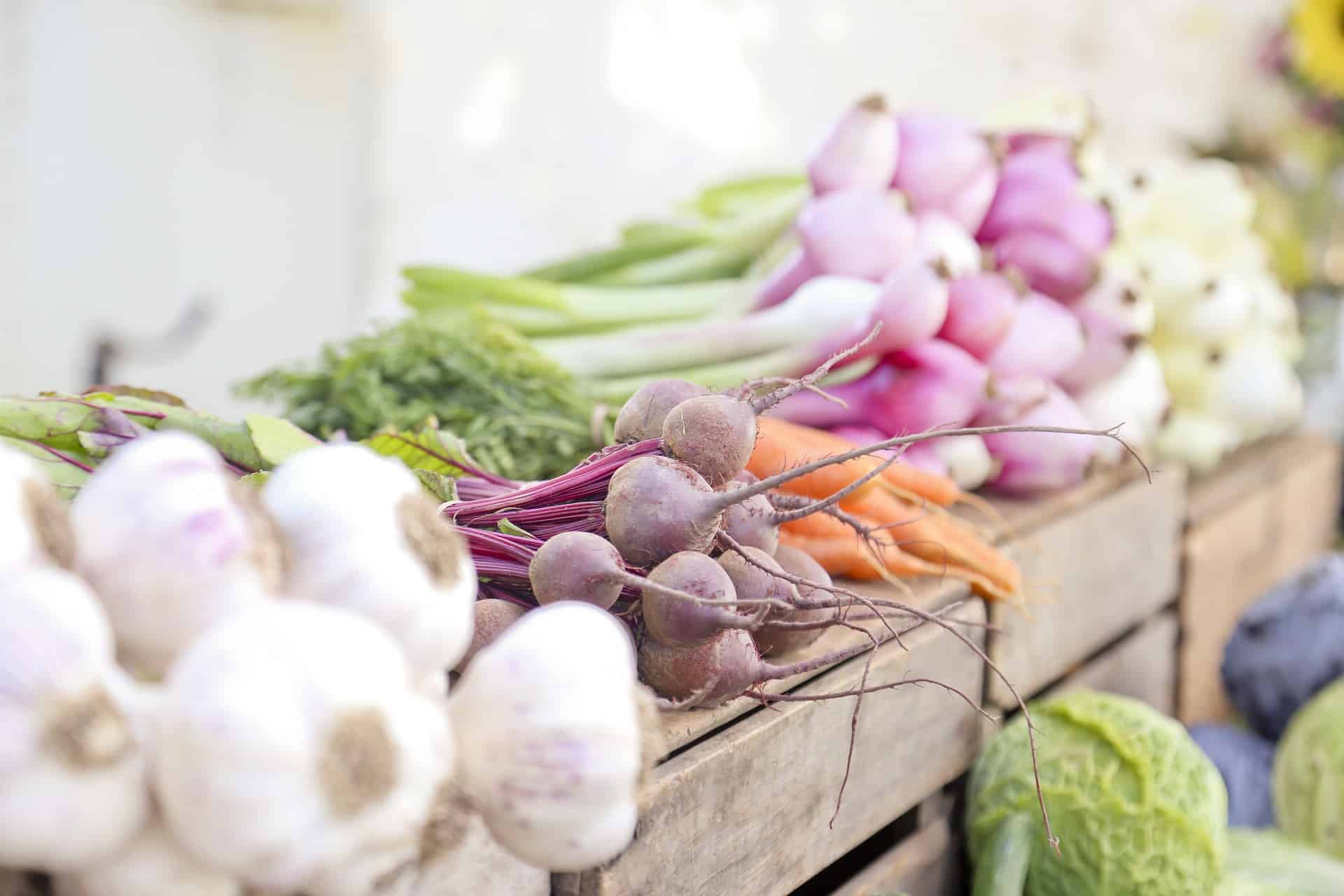 Shopping at the Farmer's Market