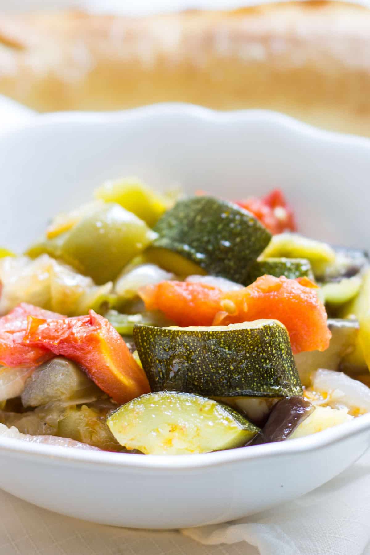 easy ratatouille recipe close up image