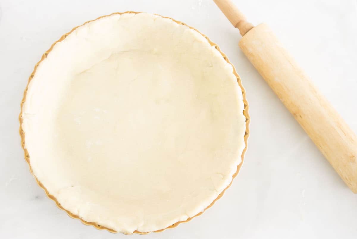 Homemade Pie Crust Recipe: a easy, go-to pie crust made with all butter. Recipe via MonPetitFour.com
