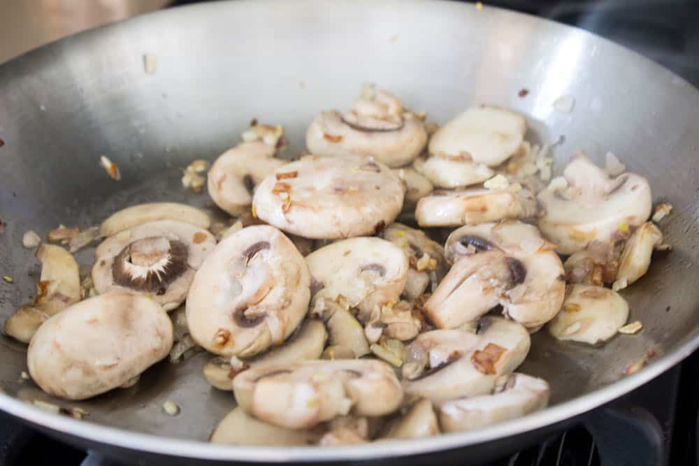 Easy beef lasagna mushrooms via Mon Petit Four