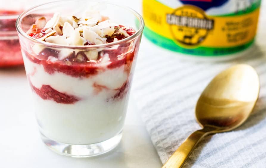 Berry Compote with Real California Milk yogurt