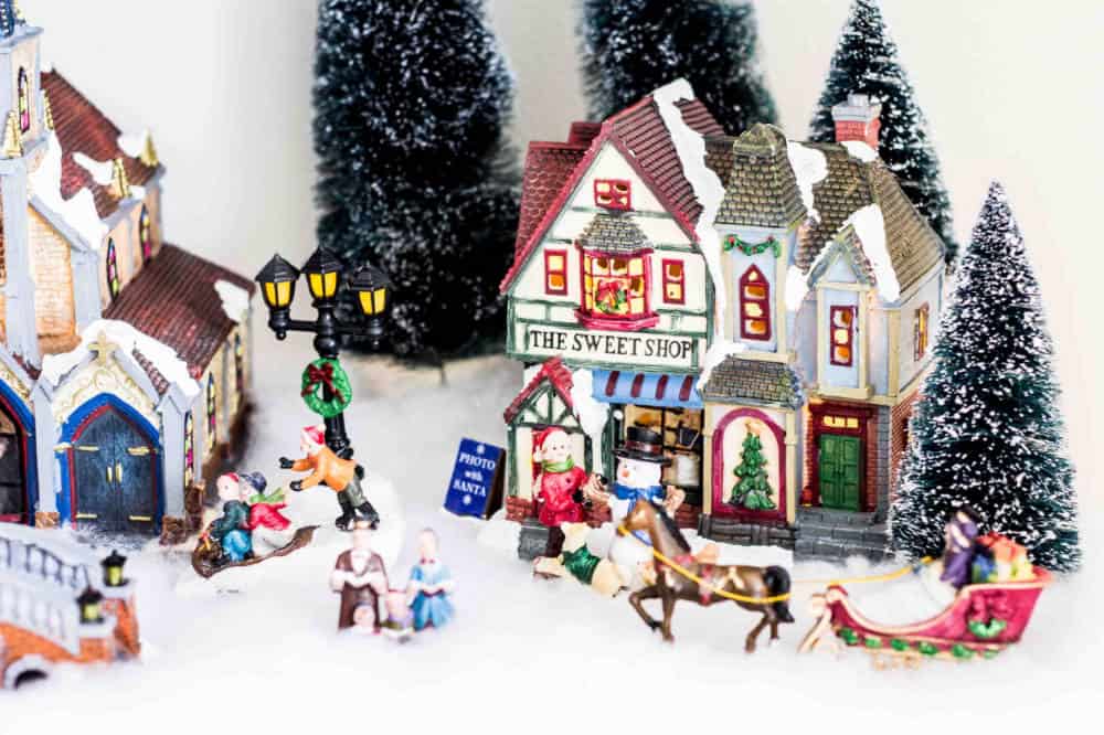 christmas village sweet shop