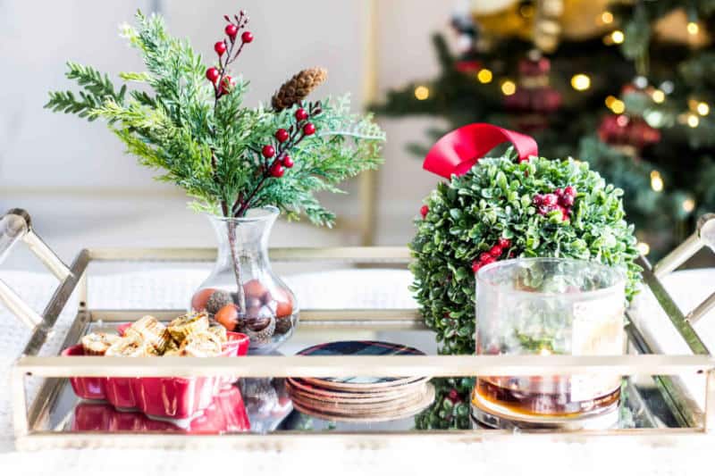 winter green stems from Michaels