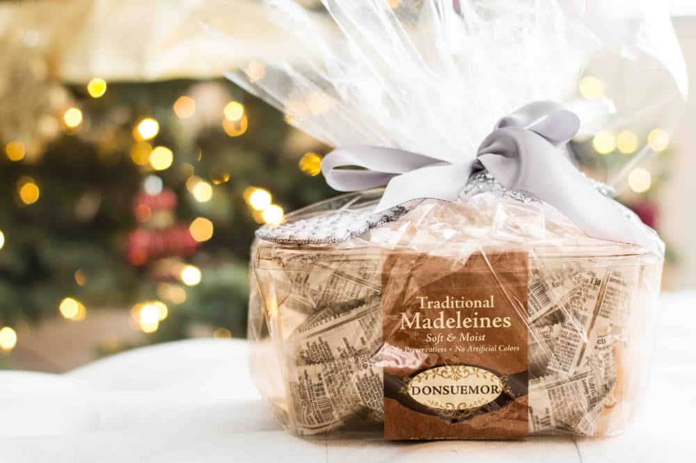 gift wrapped donsuemor madeleines