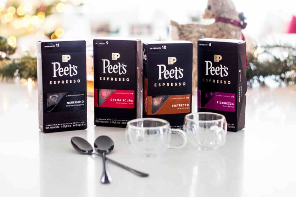 Peet's Espresso Capsules selection of flavors