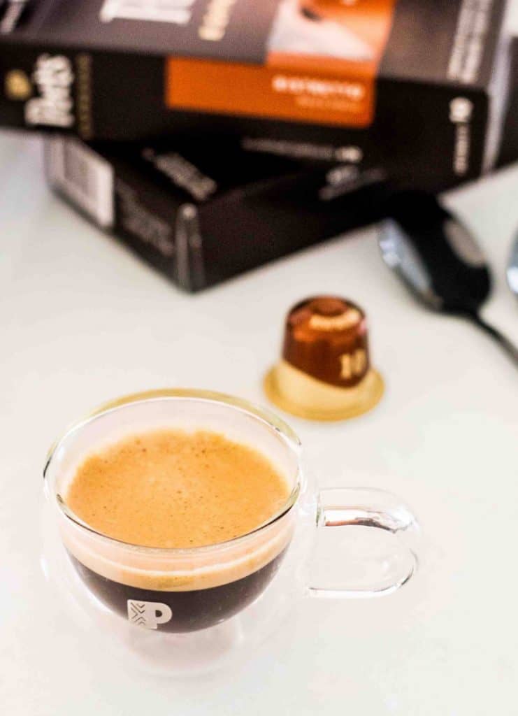 Peet's Espresso Capsules - foamy espresso