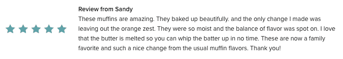 orange marmalade muffins review
