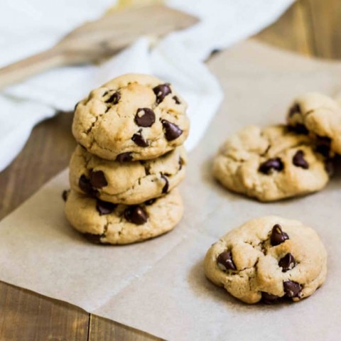 Chewy Peanut Butter Chocolate Chip Cookies Recipe