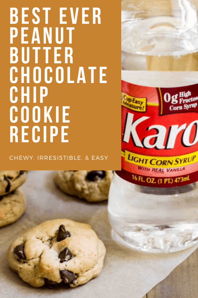 Chewy Peanut Butter Chocolate Chip Cookies via MonPetitFour.com #BakeBetterCookies #ChewyCookies [ad]