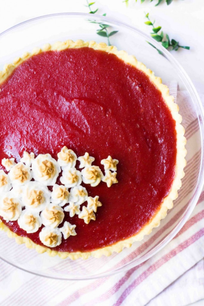 Cranberry Curd filling for Cranberry Tart image