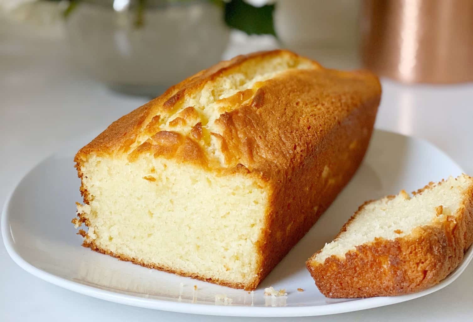 french yogurt cake image