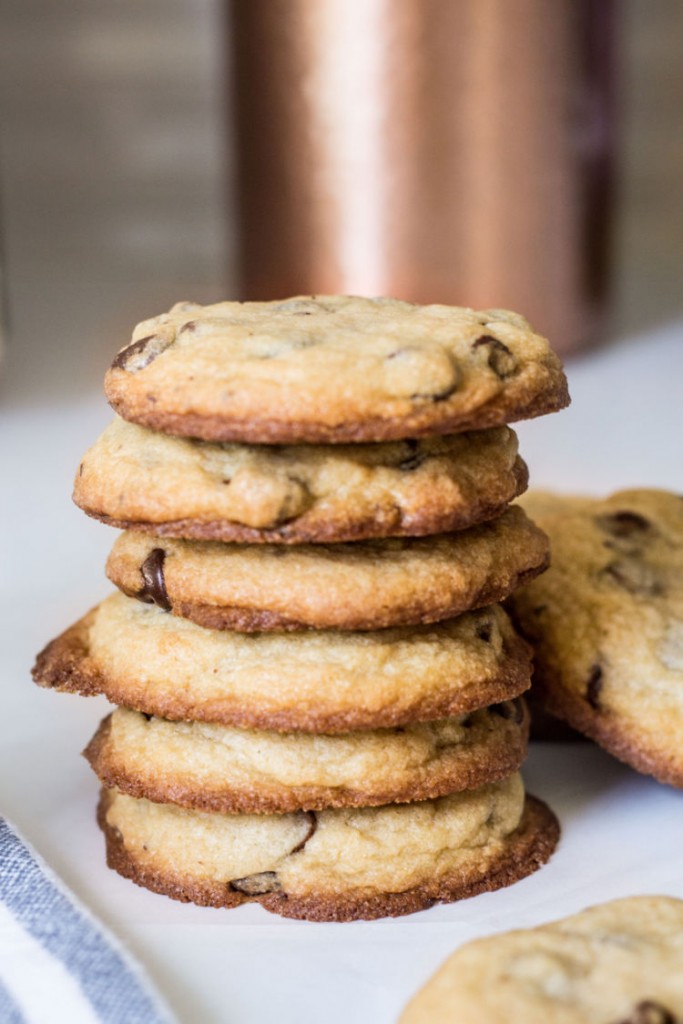 stack of chocolate chip cookies image