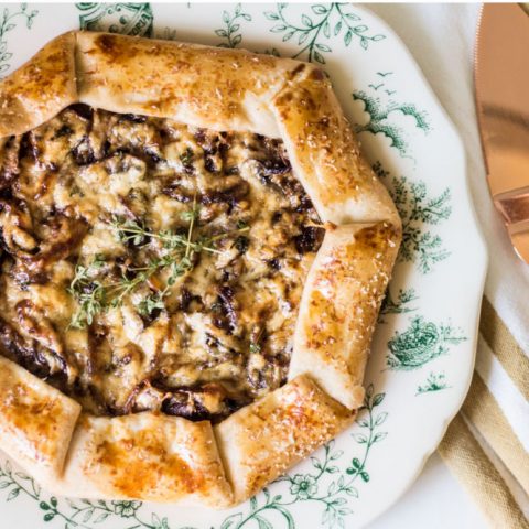 mushroom galette recipe image