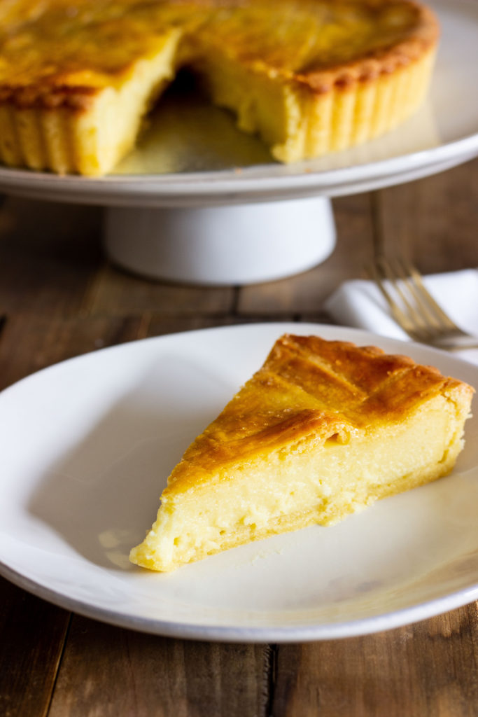 French cake with custard filling image
