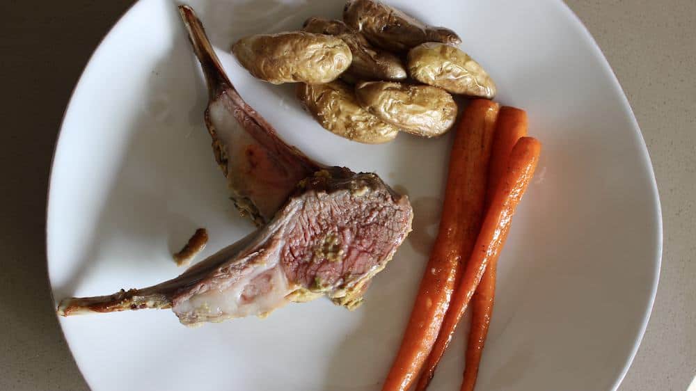 roast rack of lamb recipe photo