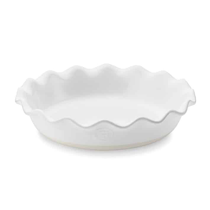 Emile Henry French Ceramic Ruffled Pie Dish