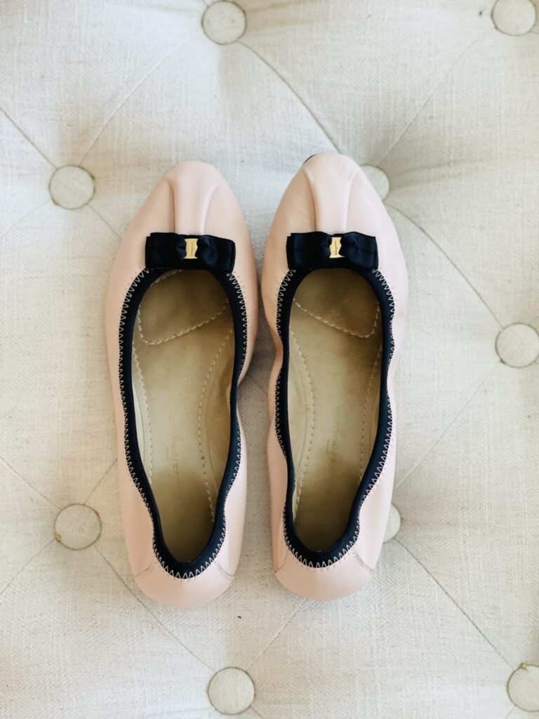 pink ballet flats image