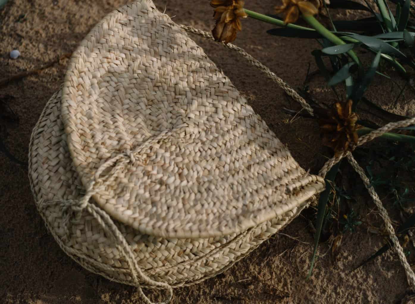 straw handbag image