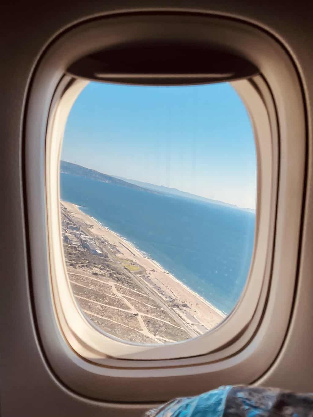 airplane window